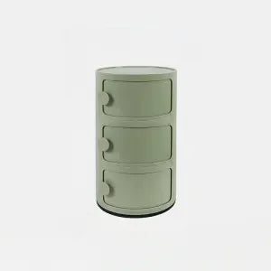 Nordic Round Bedside Table – Mini 2/3/4/5 Layer Cute Storage Cabinet, Creative Living Room & Bedroom Furniture