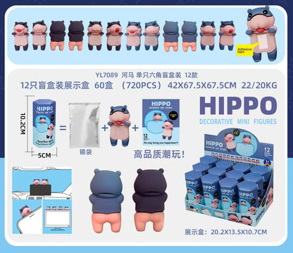 12PCS Surprise Blind Box Cartoon Character Dolls – Cute Model Toy Figures for Mobile, Car & Desktop Decoration Gift