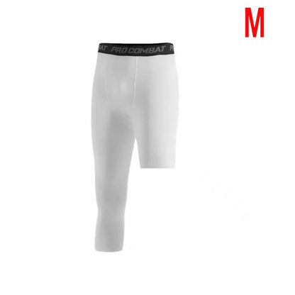 One Leg Basketball Tights - Breathable Quick Dry Sports Leggings for Training & Performance