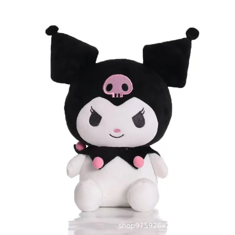Sanrio Strawberry Kuromi Plush Pillow – Soft Stuffed Animal Toy & Doll Gift for Girls (Strawberry Melody)