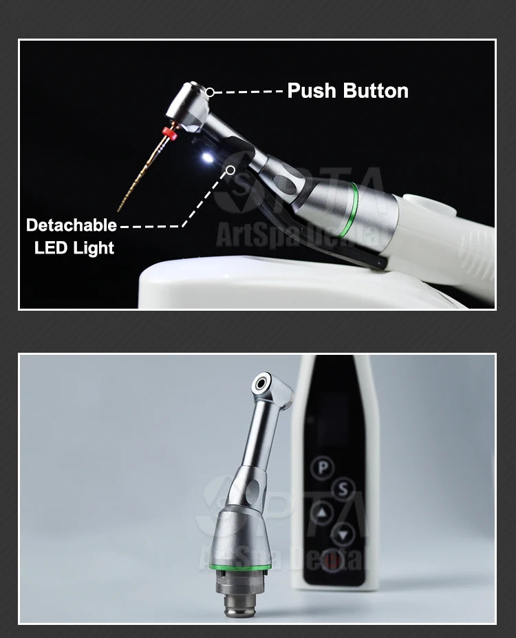 SPTA 16:1 Contra Angle Low Speed Turbine Handpiece – Reciprocating Root Canal File for Endodontic Treatment