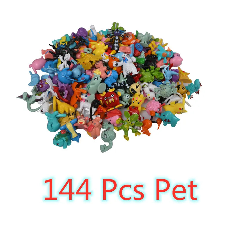 Pokemon Figure Toy Collection - Pikachu Anime Action Figures Model Decorations for Kids Christmas Gift