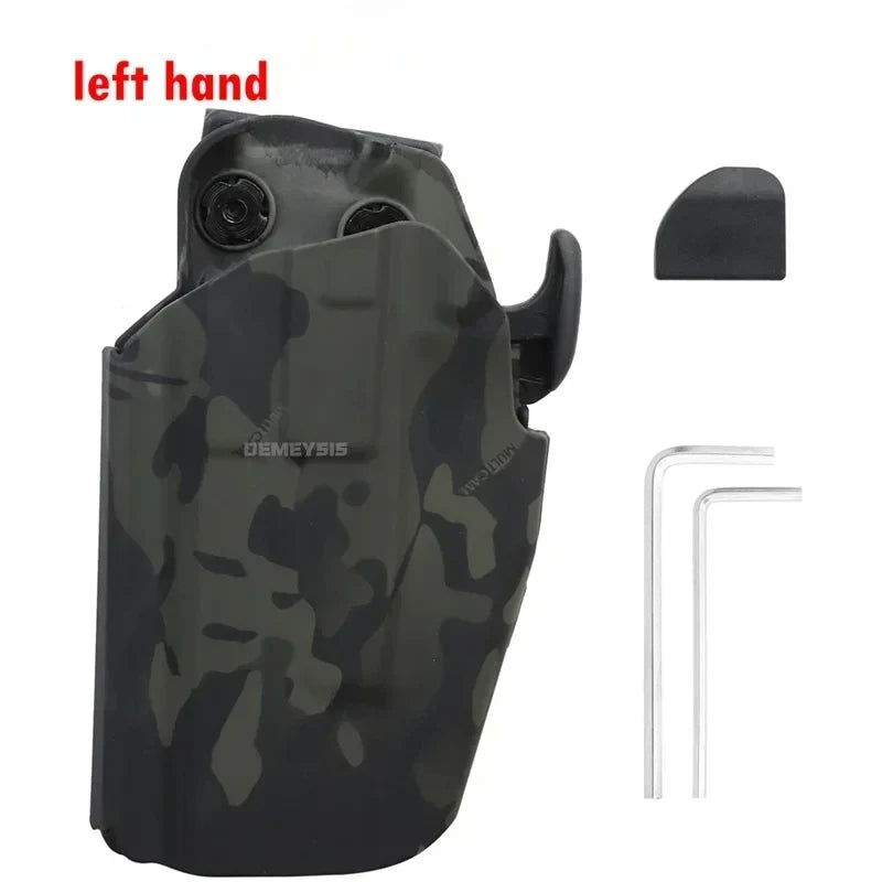 Adjustable Tactical Gun Holster – Lightweight Waist Pistol Carry Case for Right/Left Hand Shooting, Hunting & Outdoor Use