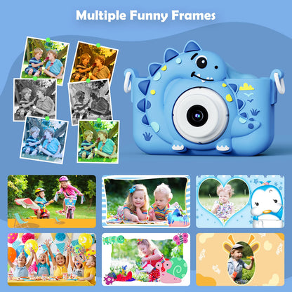 Mini Kids Digital Camera – Cute 1080p HD Camera with 32GB Card for Children & Educational Play