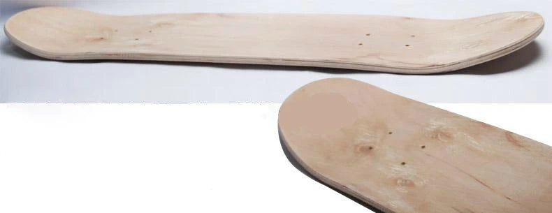 7-9 Layer Maple Skateboard Deck – Double Rocker Mini Cruiser & Dance Board with High Elasticity