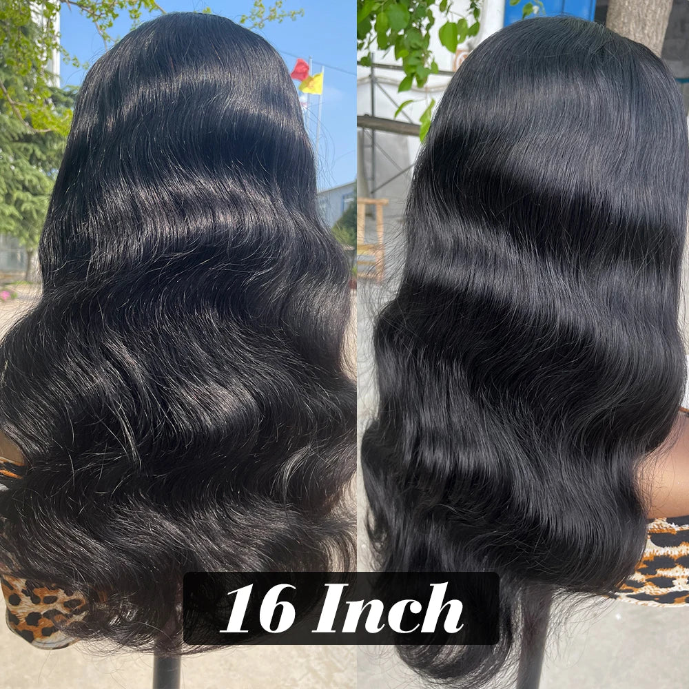 180% Density Body Wave Headband Wig — Brazilian Remy Human Hair, Ready-to-Wear