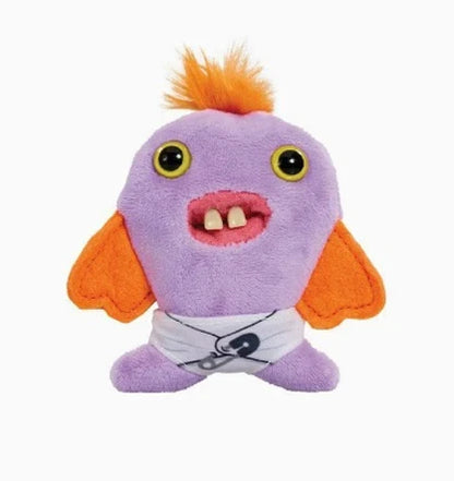Fuggler Plush Baby Series Mr. Needles – Funny Ugly Monster Stuffed Doll, Munch Rabid Rabbit Wide-Eyed Weirdo Soft Toy 9cm