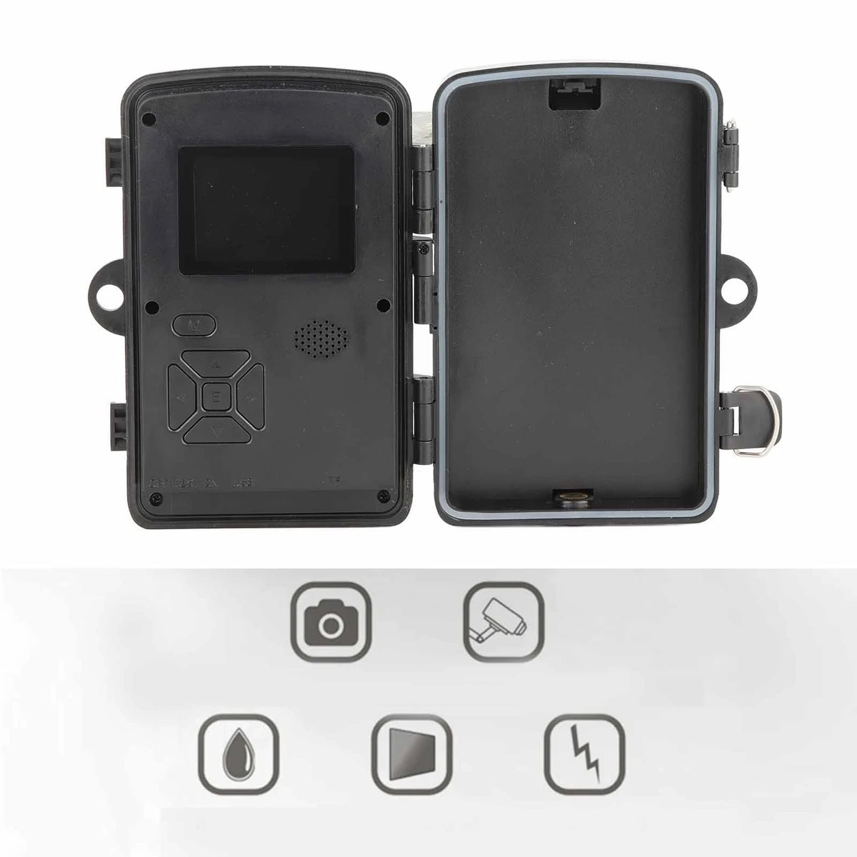 HD Trail Camera - 1080P Infrared Night Vision Wildlife Camera with 2.0-Inch TFT Display & IP66 Waterproof