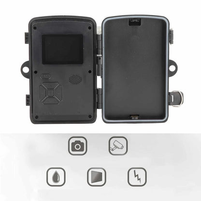 HD Trail Camera - 1080P Infrared Night Vision Wildlife Camera with 2.0-Inch TFT Display & IP66 Waterproof