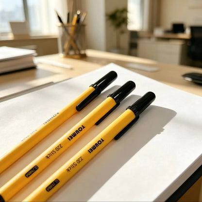 12-Piece 0.7mm Ballpoint Pen Set - Smooth-Writing Oil-Based Ink Pens