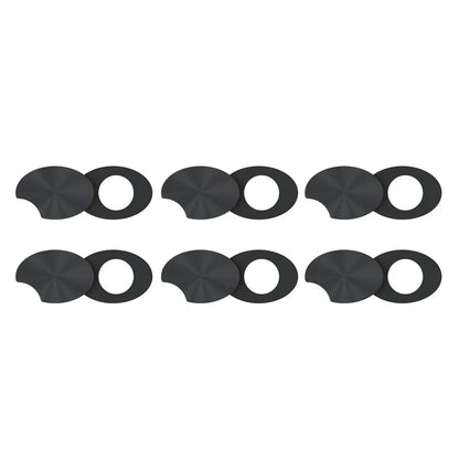 Smart Glasses LED Light Blocking Stickers — Reusable Adhesive Camera Cover for Meta Sliding Eyewear, Black