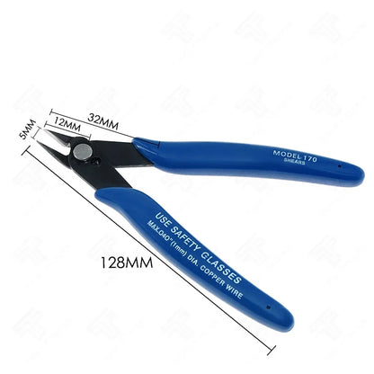 3D Printer Tool Kit – Electronic Wire Pliers, Trimming Knife, Scraper, Deburring Cutter & Tweezers Set