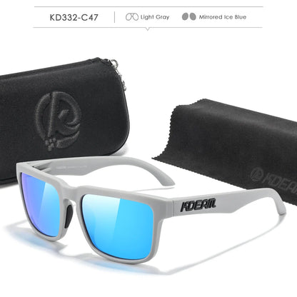 KDEAM Polarized Sunglasses for Men & Women – UV Protection for Fishing, Driving & Hiking with Zipper Case
