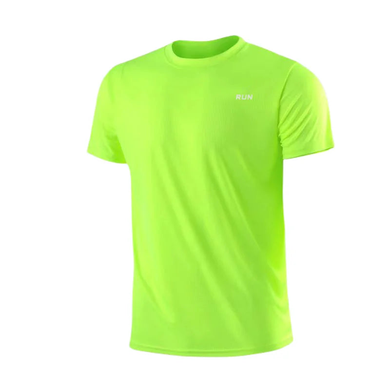 Men's Quick-Dry Sports T-Shirt - Lightweight Moisture-Wicking Short Sleeve Running & Gym Top