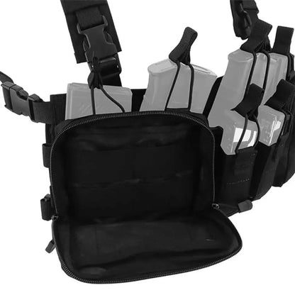 Tactical Vest CS Match – Wargame Military Nylon Chest Rig Vest for Airsoft, Hunting & Outdoor Camping Gear Accessories