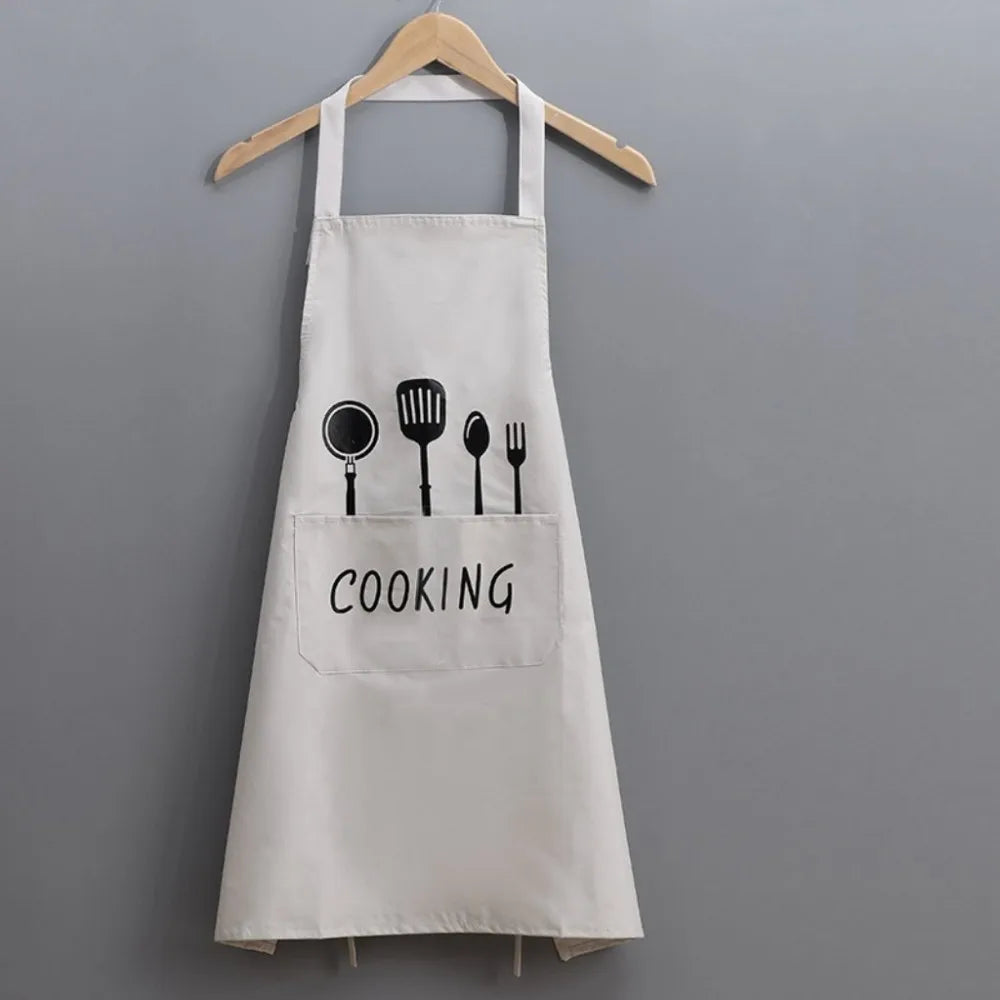 Waterproof Kitchen Cooking Apron - Oil-Resistant Adult Apron for Men and Women, Ideal for Cooking, Baking & Household Tasks