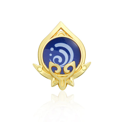 Genshin Impact Sumeru Vision Pins - Anime Character Element Badge Lapel Brooch Collectible Accessories