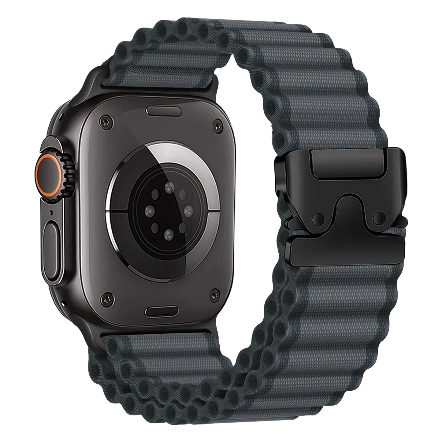Parachute Nylon Strap for Apple Watch Ultra 2 Band — Compatible with iWatch Series 10–3 SE (49mm–38mm)