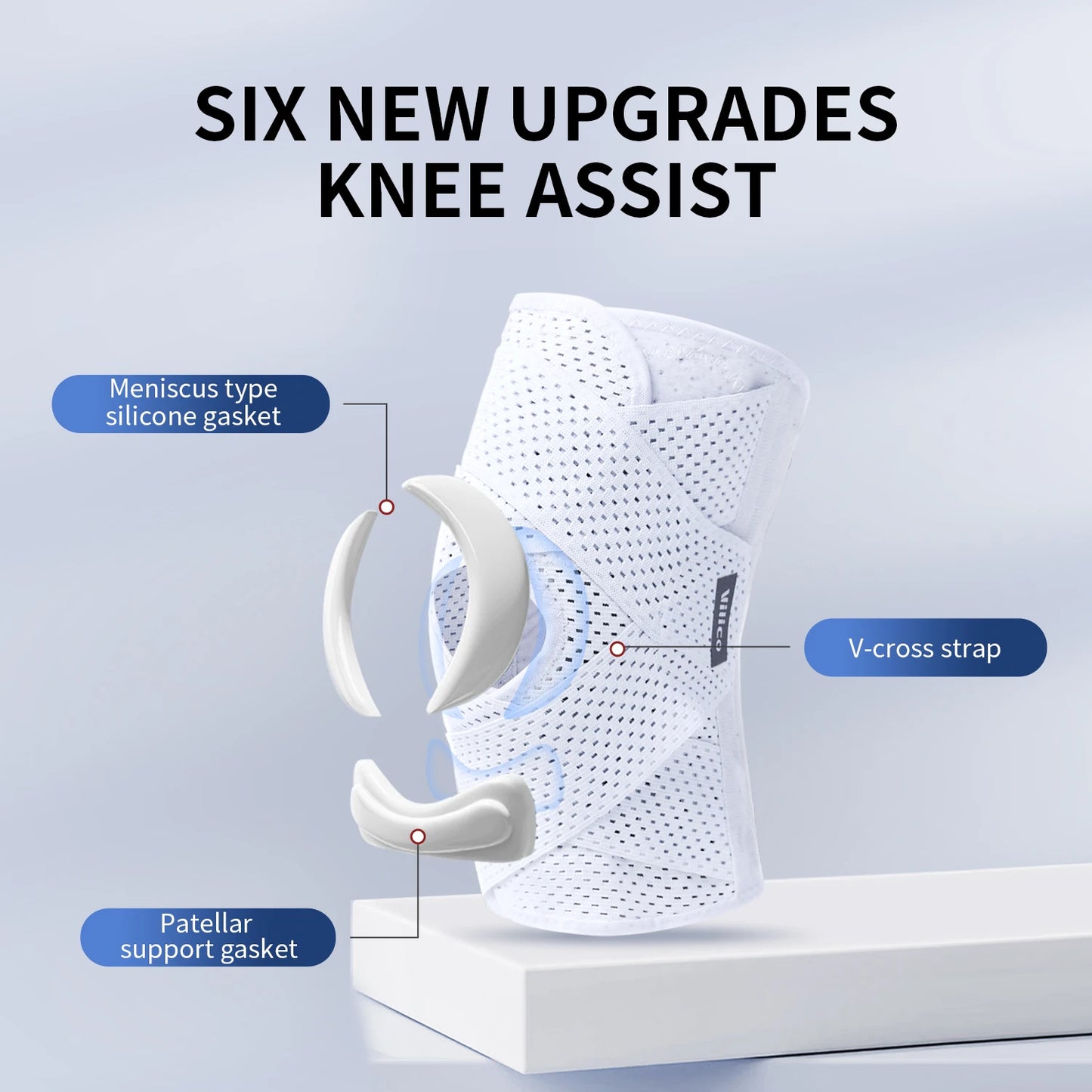 Unisex Sports Knee Pads - Lightweight Breathable Supports for Basketball, Running & Hiking