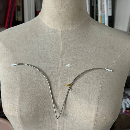 Stainless Steel Bra Underwire Shapers - 6-Piece Lingerie Making Supplies for Bras, Bustiers, and Corsets