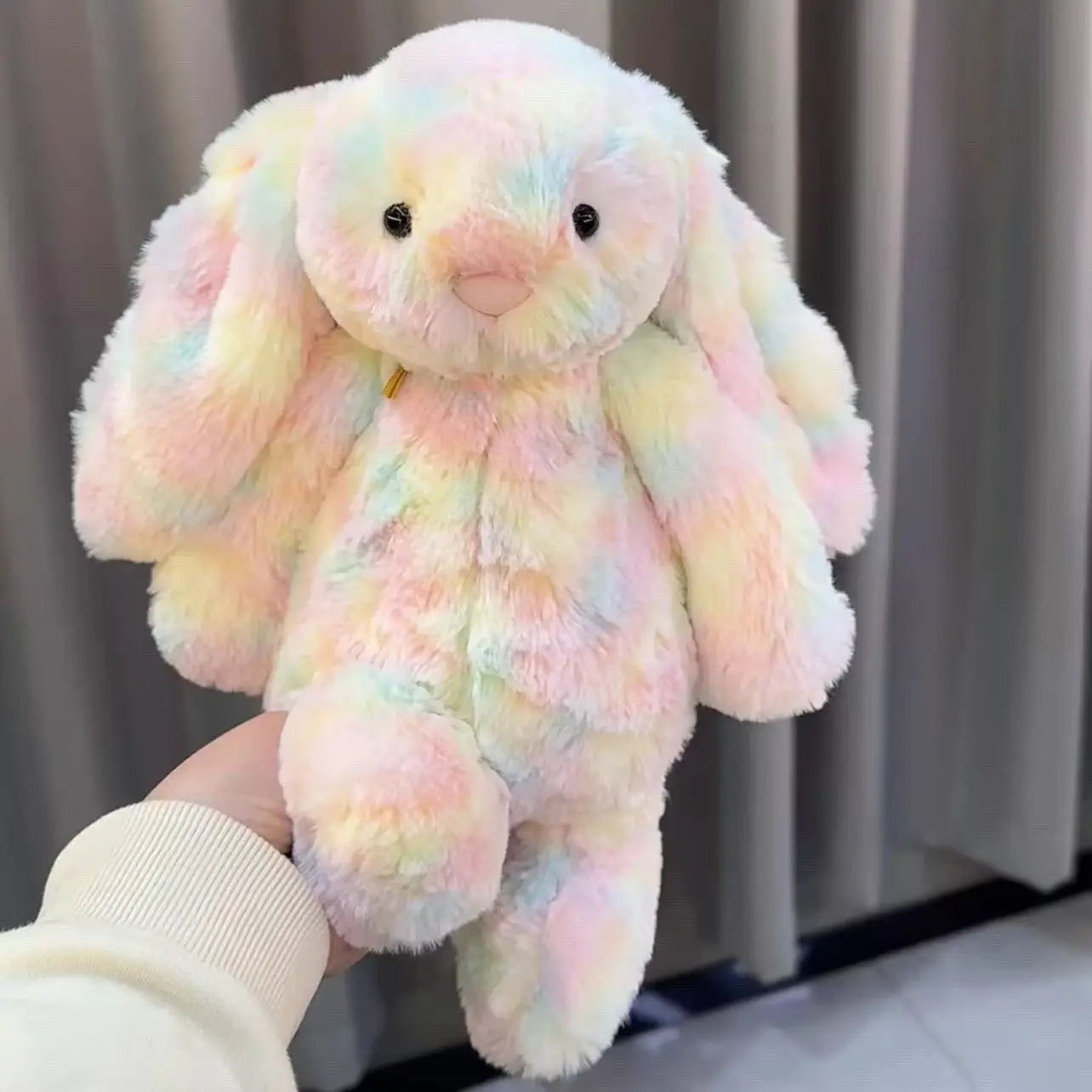 Cute Floral Bunny Plush Gift - Leopard Bunny Barcelona Bear Cake Bunny Bouquet Design Birthday Present Essential