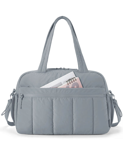 BAGSMART Travel Duffel Gym Bag for Women – Waterproof Carry-On Weekender with Wet Pocket & Cabin Luggage