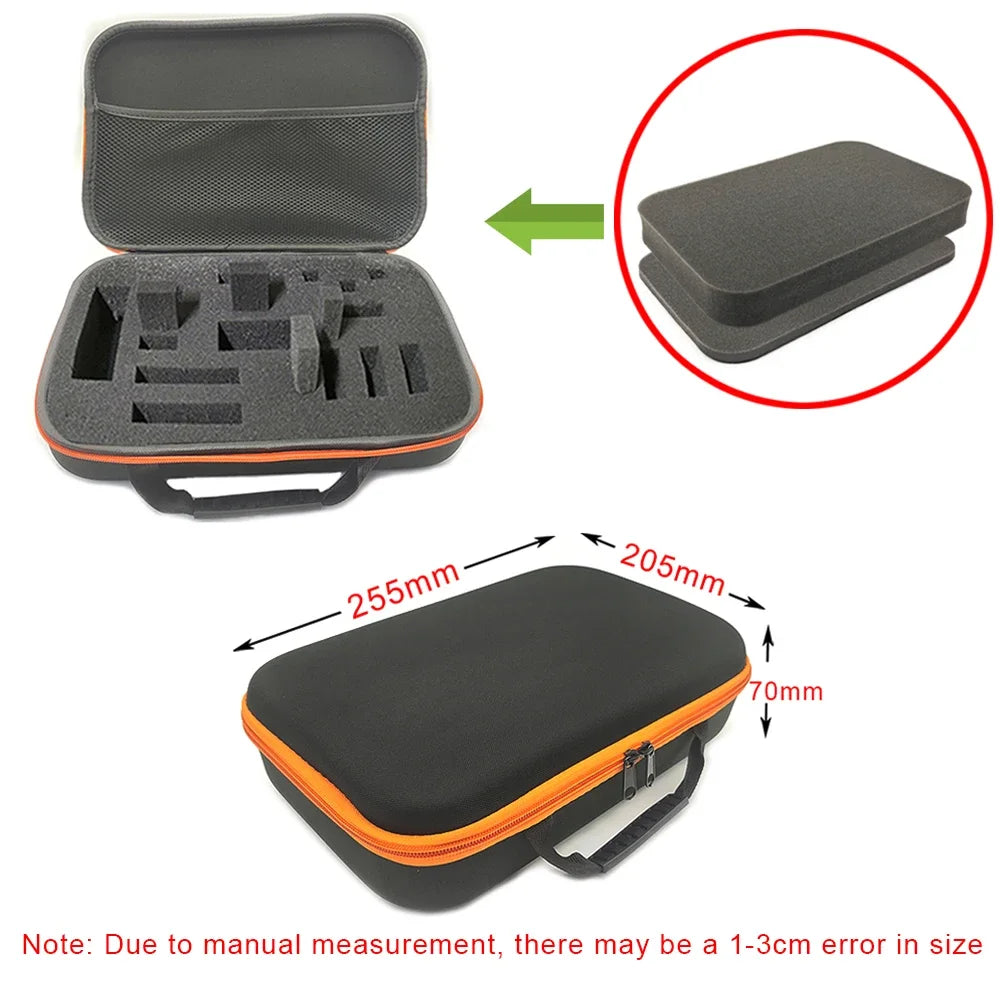 DIY Foam Hard Carry Case Storage Bag – Shockproof Travel Zipper Organizer for Camera & Outdoor Tool Accessories