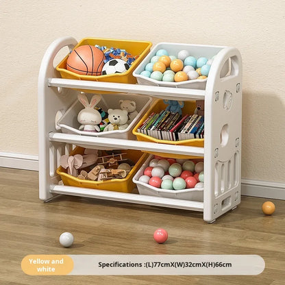 Multi Functional Baby Toy Storage Cabinet - Large Capacity Classification & Sorting Organizer Box for Home Use