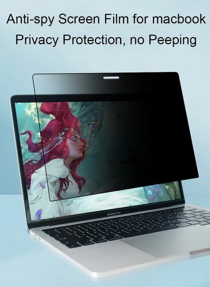 Laptop Privacy Screen Protector for MacBook Air & Pro – Anti-Spy, Anti-Glare Filter for 13", 13.6", 14", 15", & 16" Models (M1 & M2)