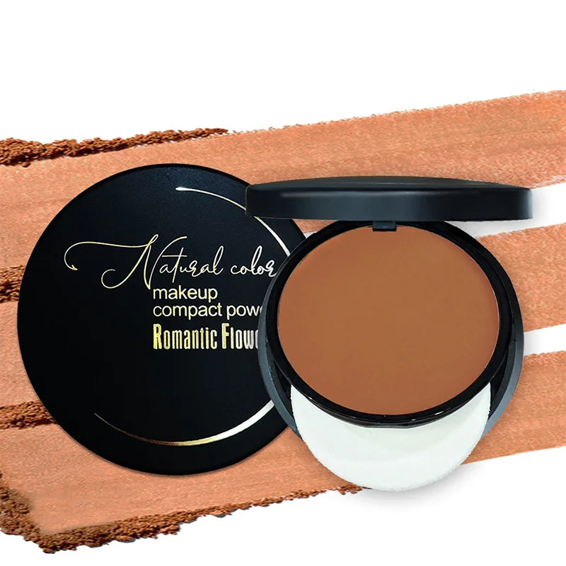 Sweat-Resistant Contouring Powder Palette – Matte Buildable Coverage for All Skin Tones with Highlight & Shadow