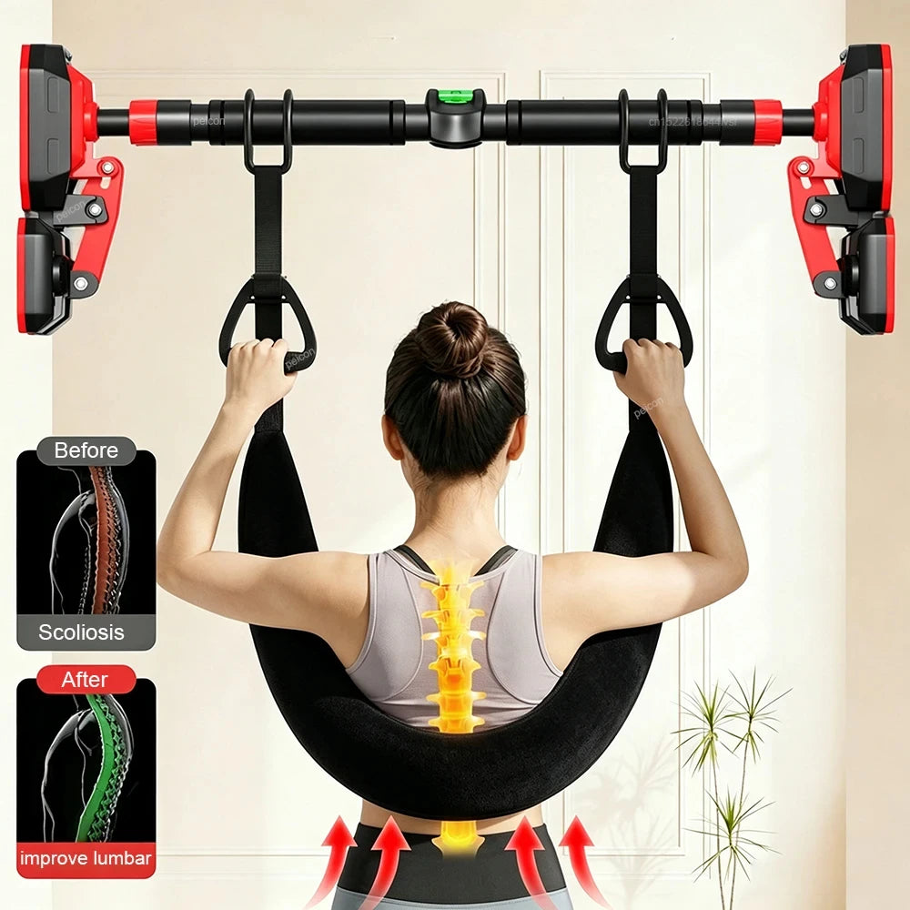 Spinal Stretch Suspension Belt - Lumbar Traction Waist Support for Horizontal Bar Use