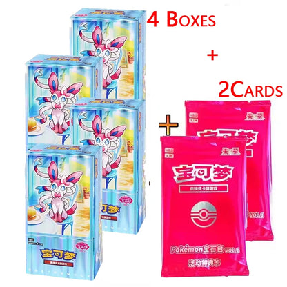Original Pokemon TCG Gem Pack Vol.2 — Chinese Eevee Scarlet & Violet Trading Card Set, 1 Case 20 Boxes