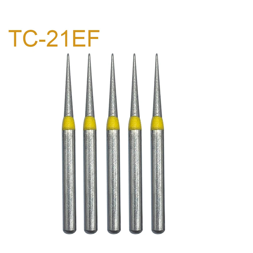 5pcs FG Dia 1.6mm Dental Drills – High-Speed Handpiece Diamond Burs for Teeth Whitening