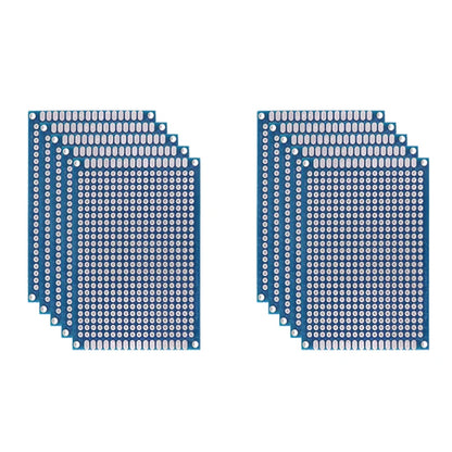 PCB Prototype Boards - Double Sided Blue Circuit Boards for DIY Soldering Projects 5-10PCS