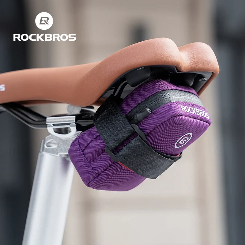 ROCKBROS Mini Bicycle Saddle Bag – Lightweight 0.35L Portable Multi-Function Cycling Handbag & Bike Accessory