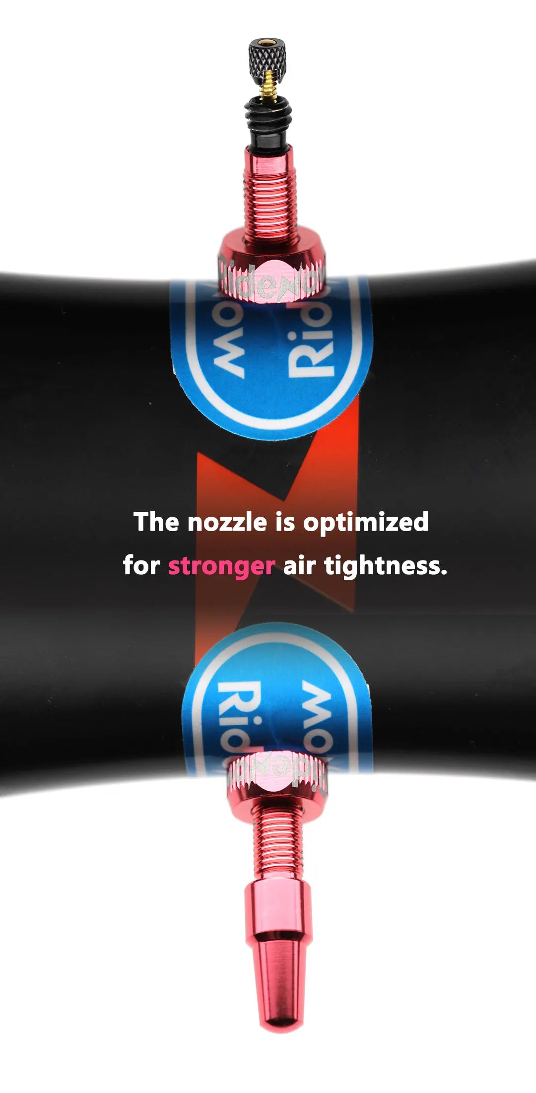 Ridenow Metal Nozzle TPU Inner Tube – External Thread, 700x18-32c Road Bike Inner Tire