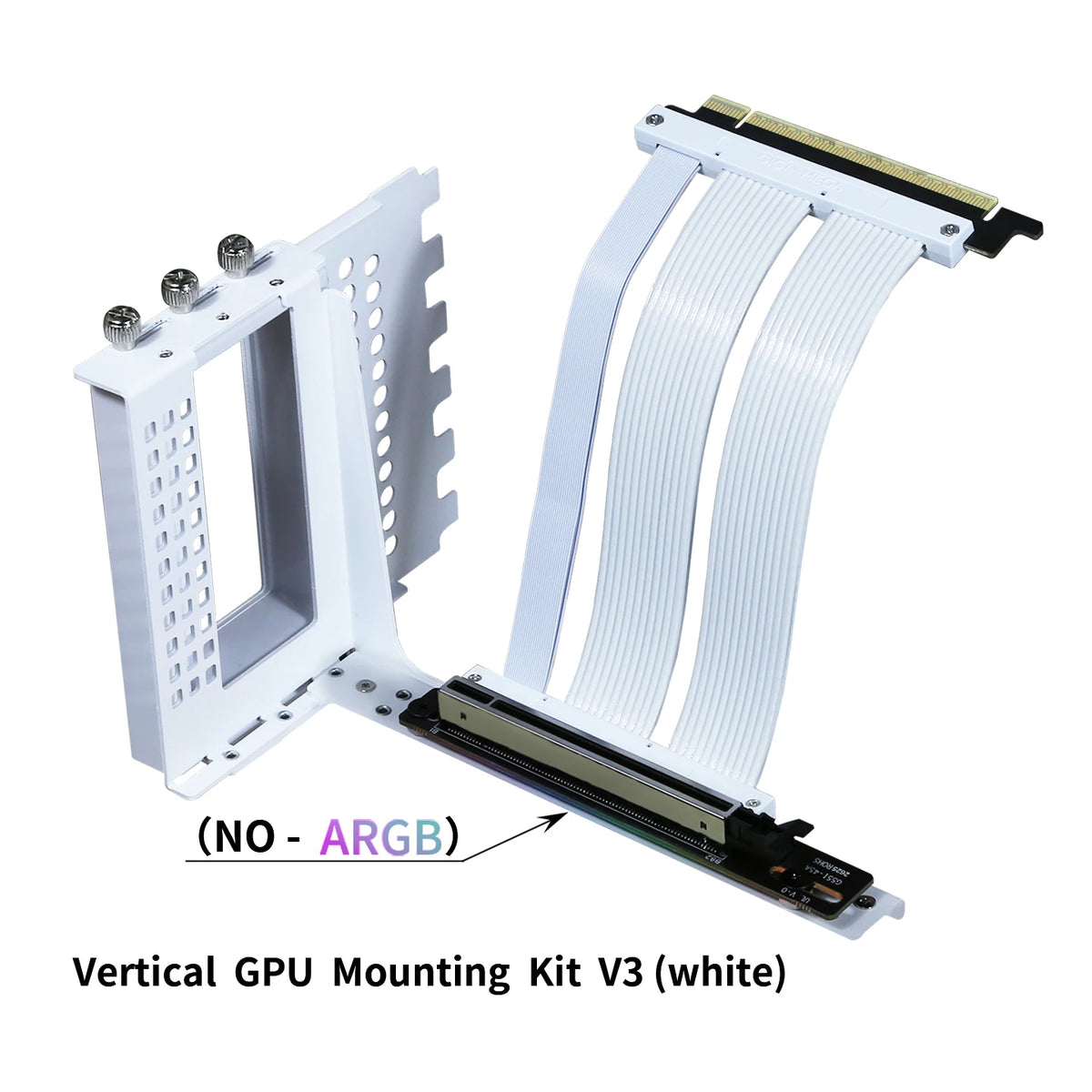PCIe 5.0 X16 GPU Riser Cable - Gen5 128GB/s Right-Angle Graphics Card Extension for Vertical PC Mounting