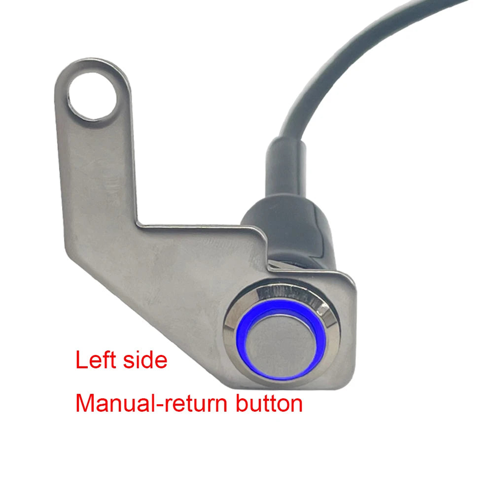 12V LED Waterproof Motorcycle Handlebar Switch – Manual Reset Button