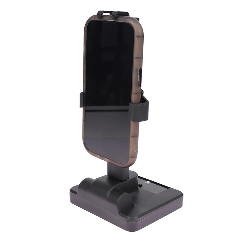 Desk Mute Automatic Swing Shaker – Mobile Phone Stand Holder with Phone Wiggler & Pedometer Stepper