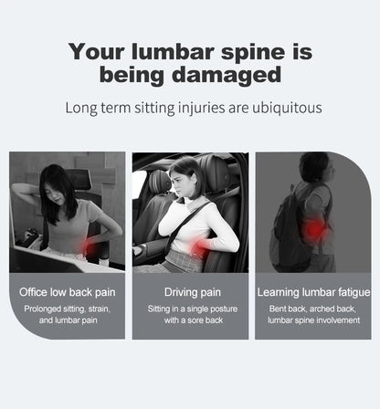 Memory Foam Car Neck & Lumbar Support Cushion – Universal Car Seat Pillow for Neck and Waist Comfort