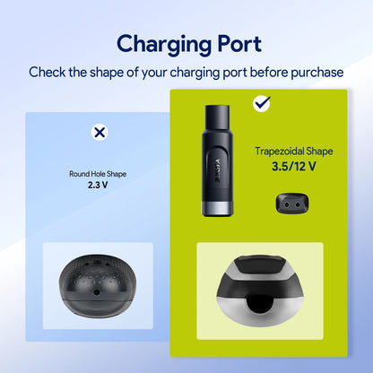 Yinke 12V Type-C Shaver Charger Adapter – Charging Converter for Braun Series 3, 5, 7, 9, 6, 1 XT5 Electric Razor (Cable Excluded)