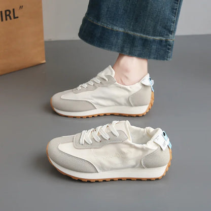 Breathable Ballet Flat Shoes - Women’s Lightweight Rubber Sole Round Toe Casual Flats