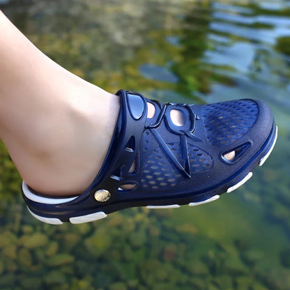 MAEDEF Men’s Summer Slippers – Anti-Slip, Wear-Resistant Comfortable Beach & Home Sandals