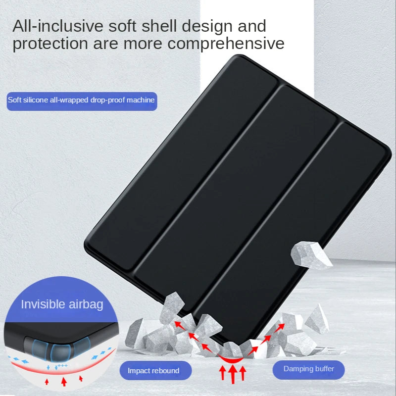 iPad Air 5 Case 2022: Cover with Pencil Holder for iPad Air 4/3 2020, Pro 10.5, 2018 9.7, Air 2, 11, 2021 10.2 - Compatible with 6th/7th/8th/9th/10th Generation