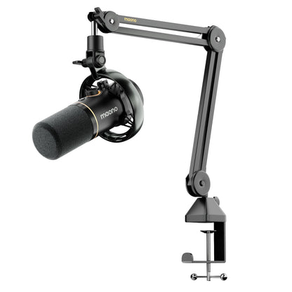 MAONO PD200W Hybrid Wireless Podcast Microphone – XLR/USB Dynamic Mic for PC, Phone & Camera Streaming & Recording