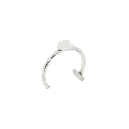 Stainless Steel Fake Nose Ring – Hoop Septum Rings, C-Clip Lip Ring, Non-Pierced Body Jewelry for Women