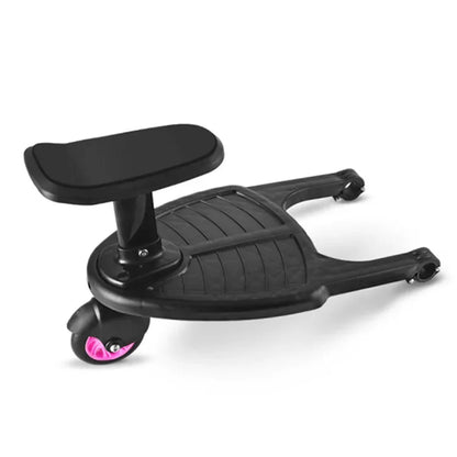 Universal Stroller Step Board Adapter – Seat for Second Child, Jogger, Twin Stroller, Scooter & Baby Pram Hitch Accessory