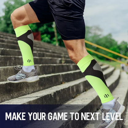 Compression Calf Sleeves for Men & Women – Footless Leg Support Socks for Running, Shin Splints & Pain Relief