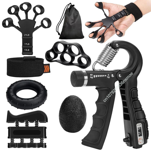 Adjustable 5–60Kg Heavy Hand Gripper – Fitness Hand Exerciser & Wrist Strengthener for Finger Training and Recovery
