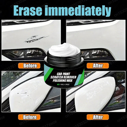 Car Scratch Remover Kit — Auto Swirl & Scratch Repair Polishing Compound with Anti-Scratch Wax